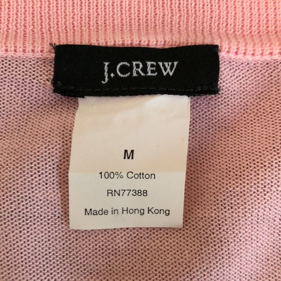 J.Crew V-Neck Sweater - Light Pink - Medium (Style 72576) - Picture 5 of 10